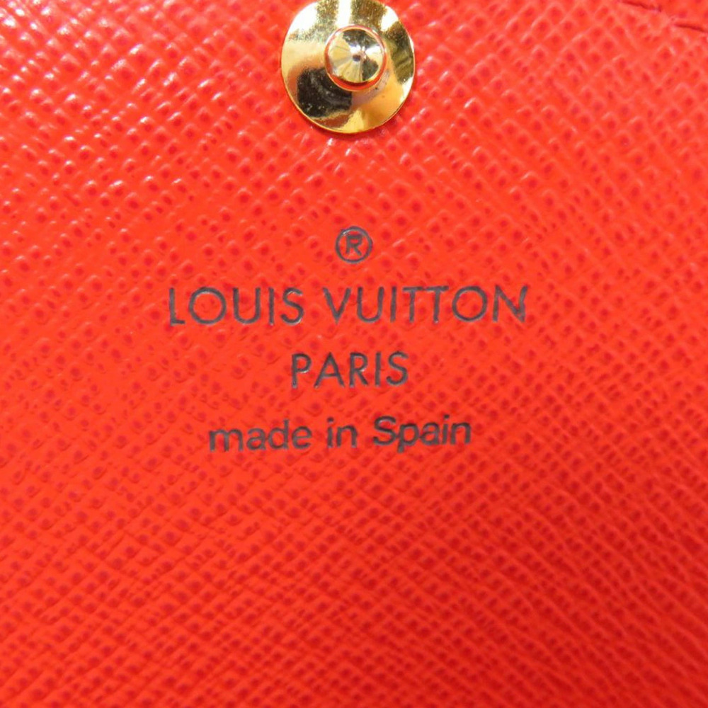 Louis Vuitton Portefeuille Sarah Coquelicot Red Long Wallet Monogram Canvas - Picture 6 of 6